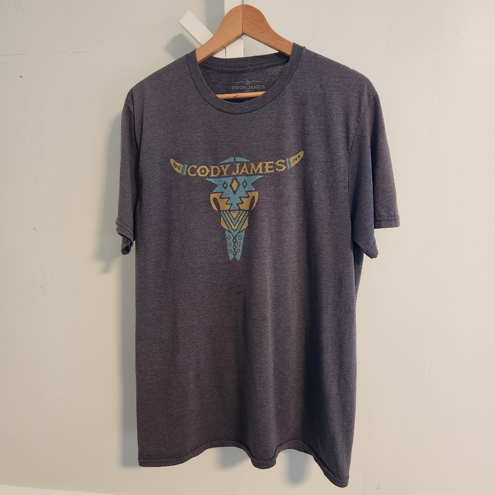 Cody‎ James Men's Bull Skull Western Graphic Tee - Large